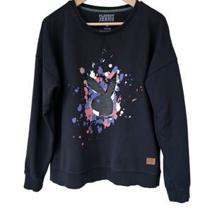 Playboy Black Sweatshirt. Sz XL Unisex